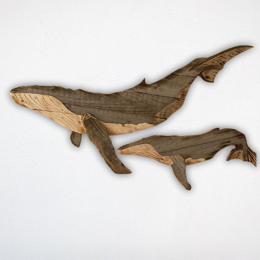 Mother Whale and Calf