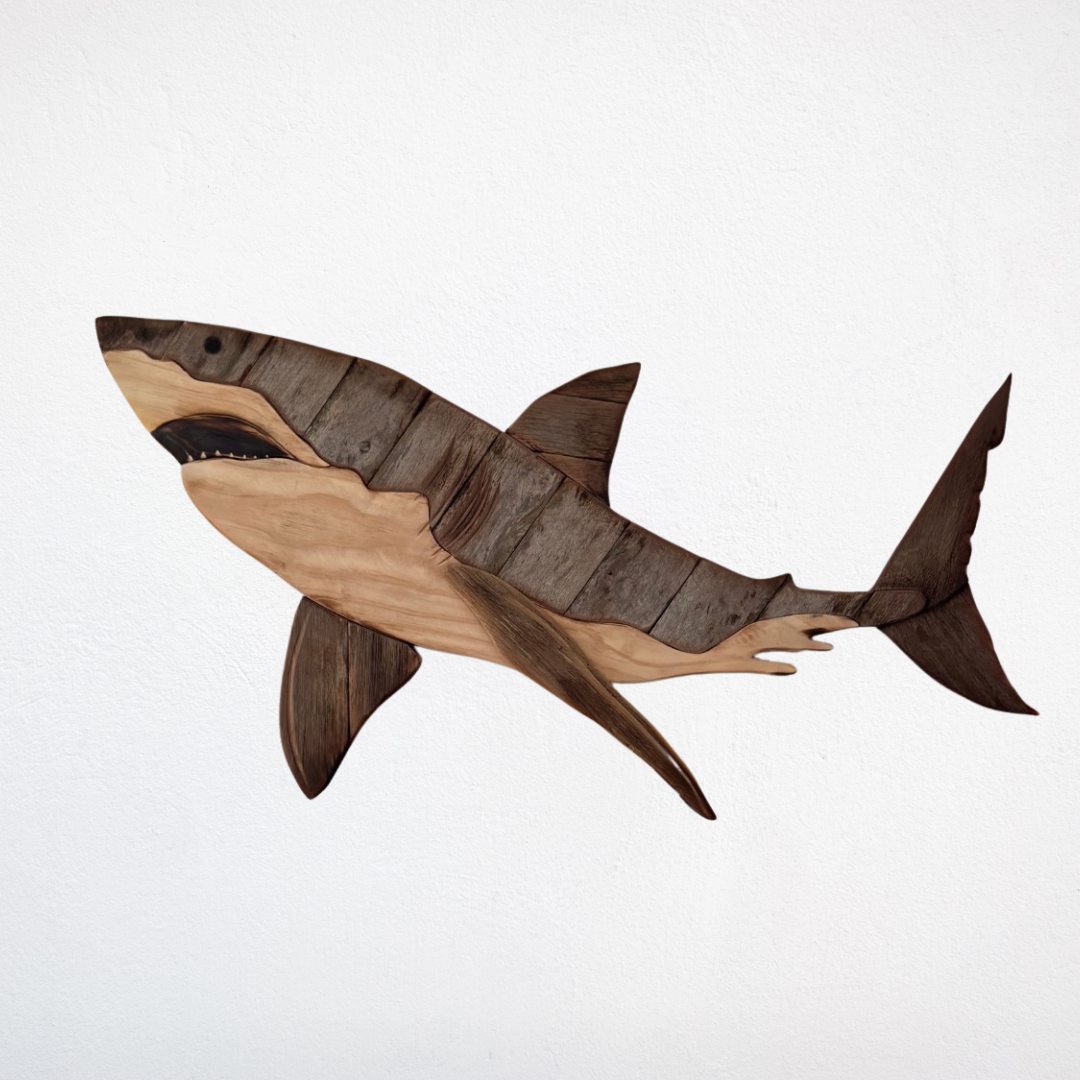 1.2m Great White Shark Sculpture