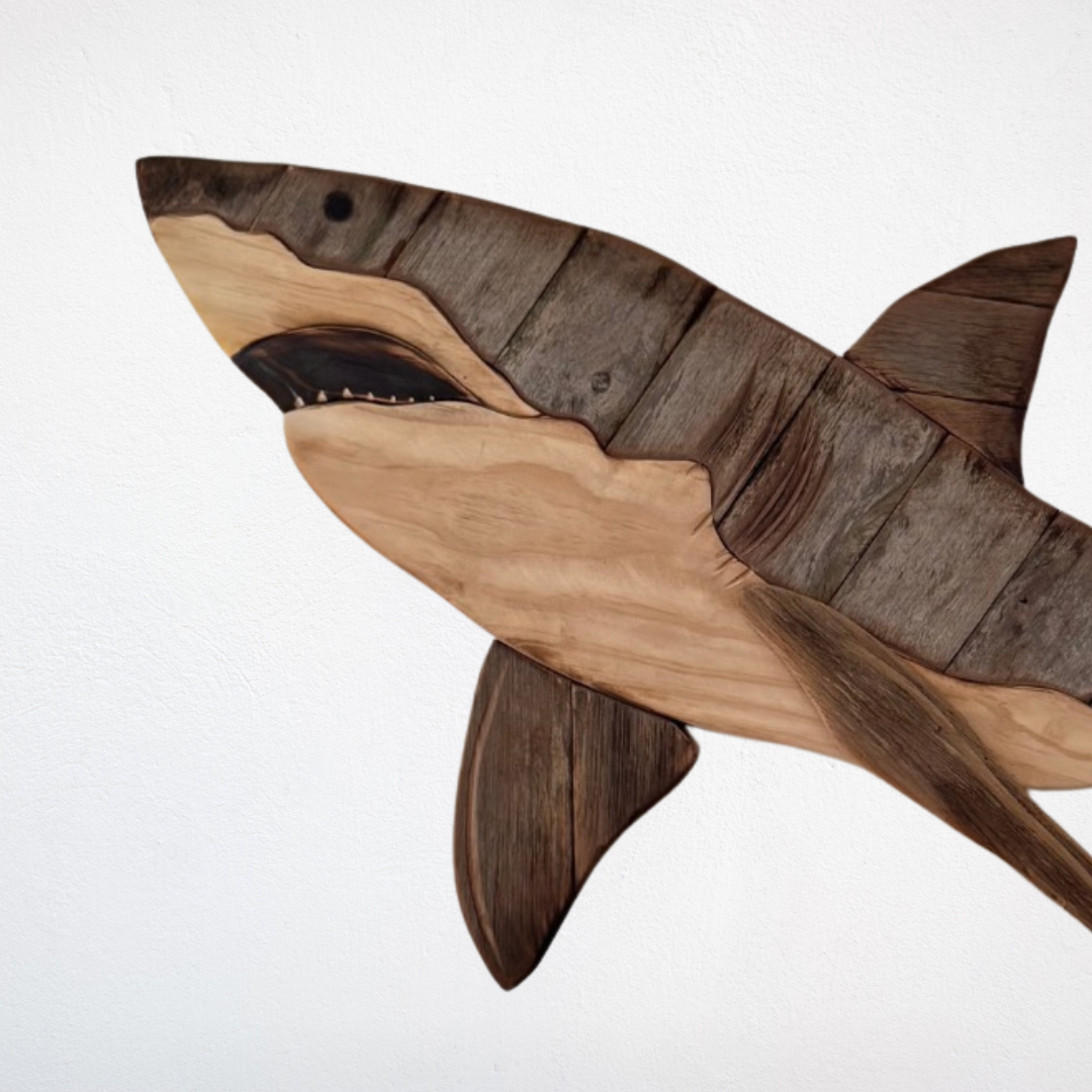 1.2m Great White Shark Sculpture