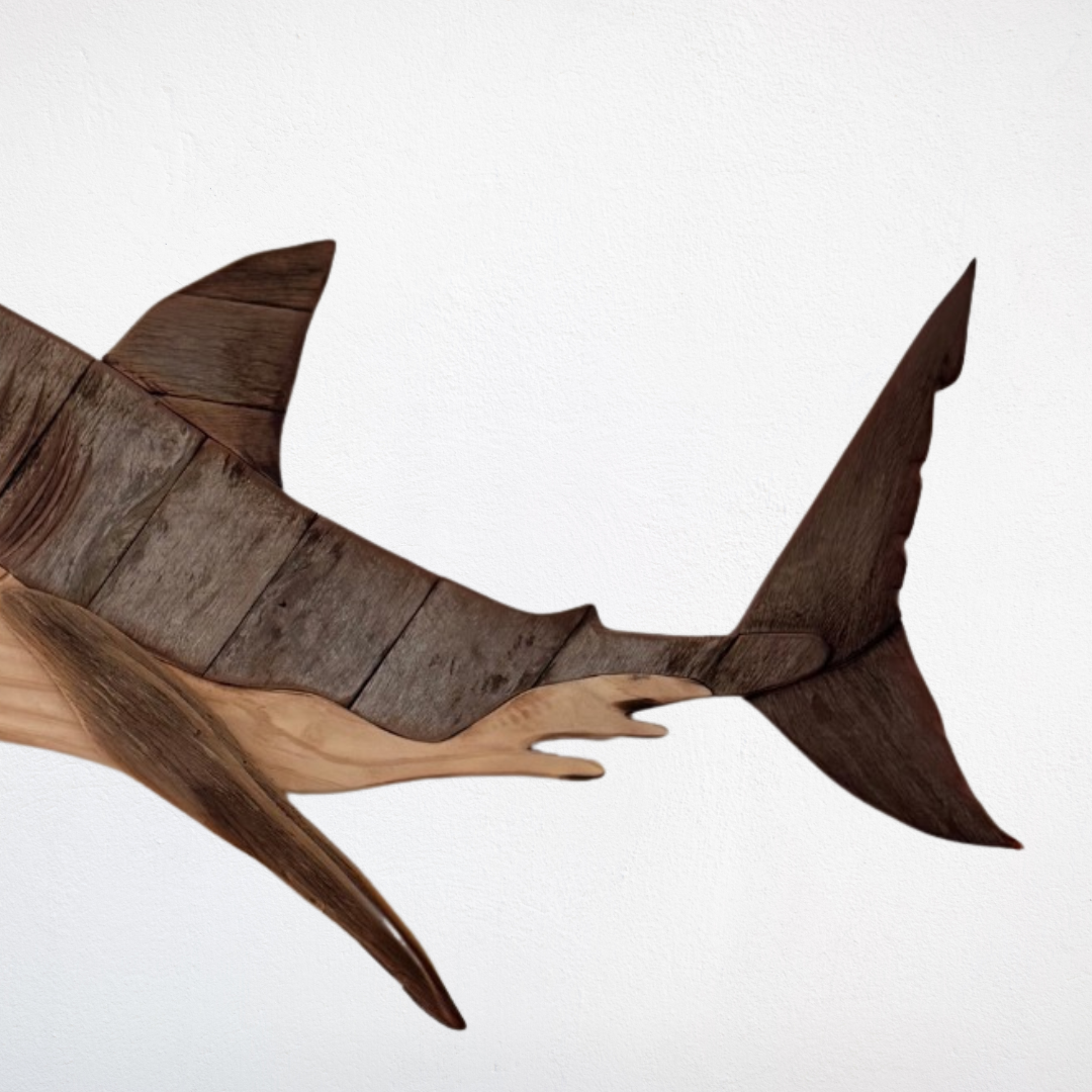1.2m Great White Shark Sculpture