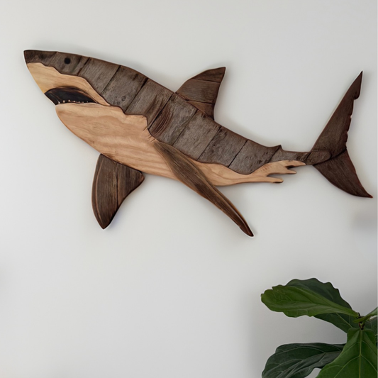 1.2m Great White Shark Sculpture