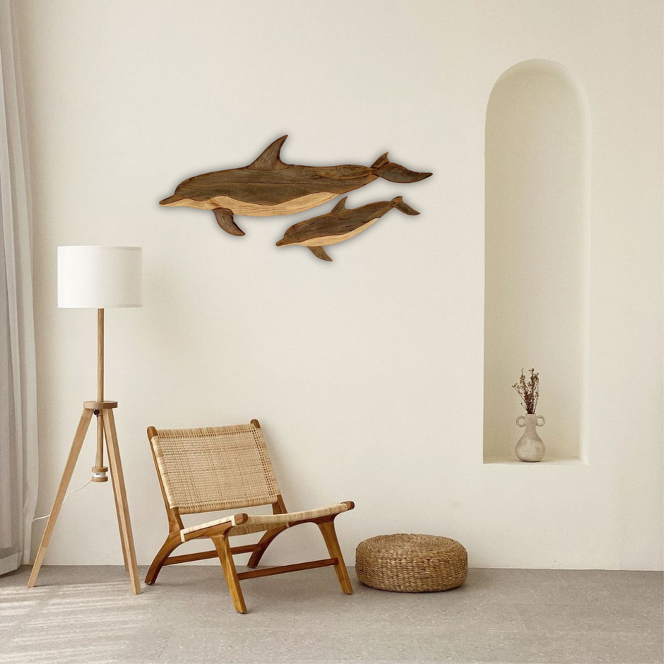 Dolphin Collection – 142 Wooden Heart