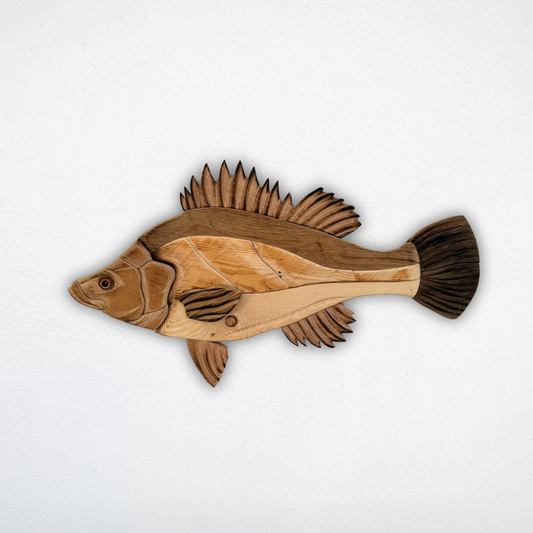 Golden Perch Sculpture