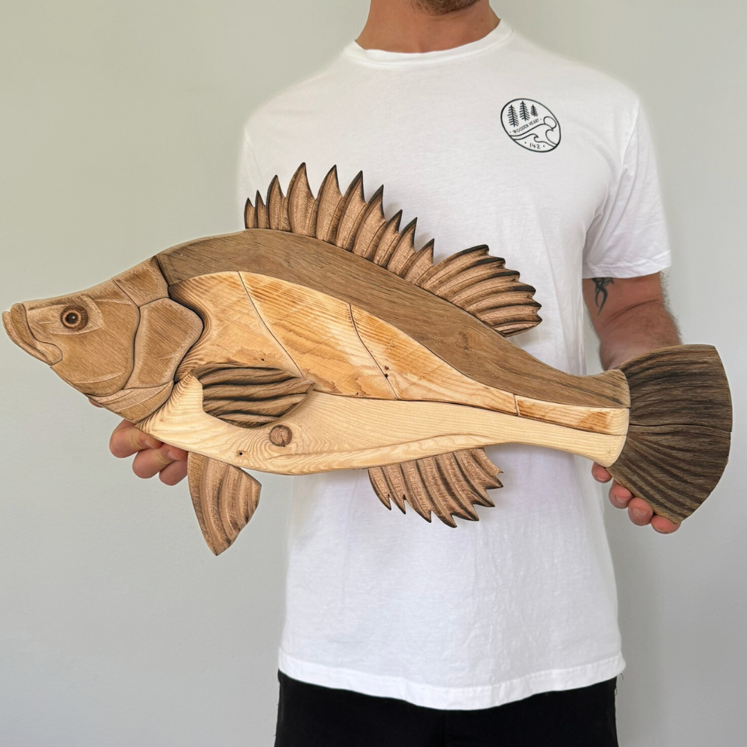 Golden Perch Sculpture