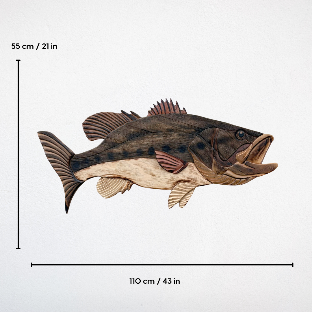 Largemouth Bass Sculpture