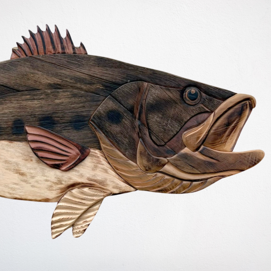 Largemouth Bass Sculpture