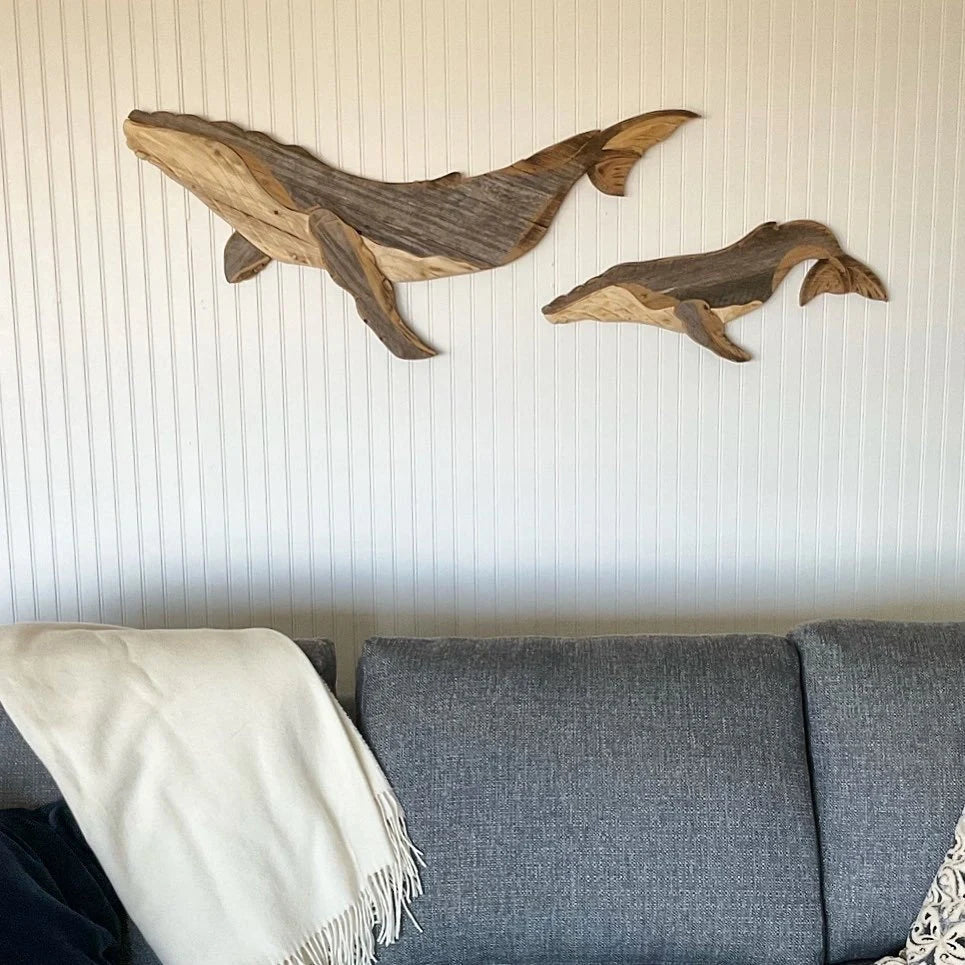 Mother Whale and Calf