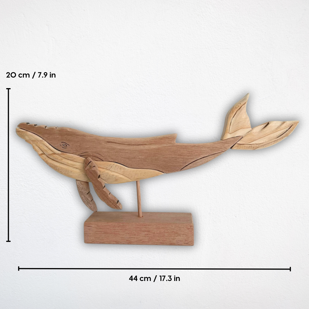 Tabletop Décor Whale on Stand