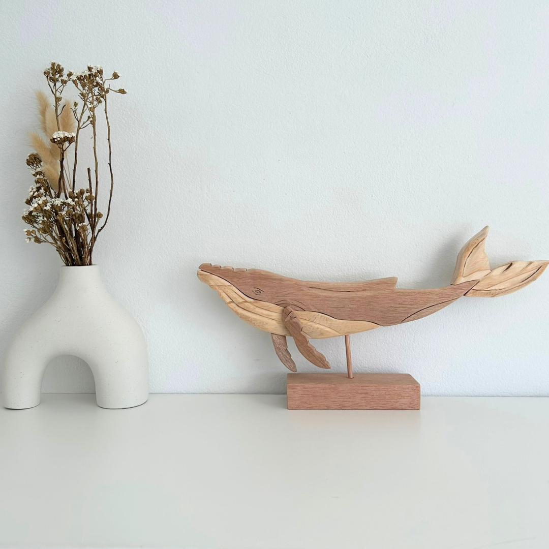 Tabletop Décor Whale on Stand