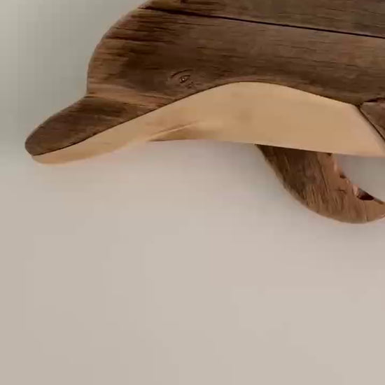 Sunny the Dolphin Sculpture 142 Wooden Heart video